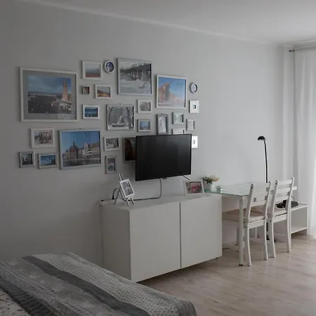 Jasne Studio Blisko Lotniska I Centrum Wrzeszcz 그단스크